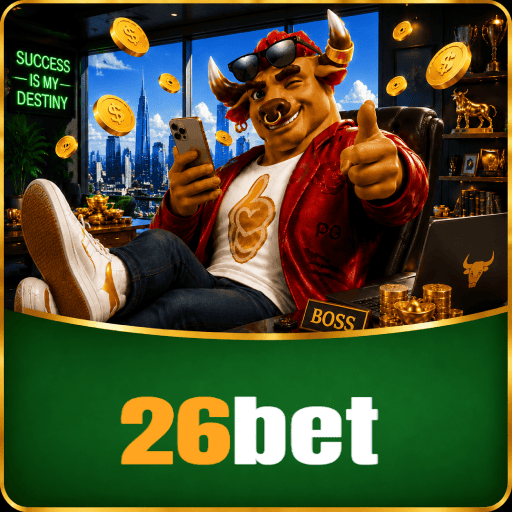 Logo 26bet Telegram Canal Oficial